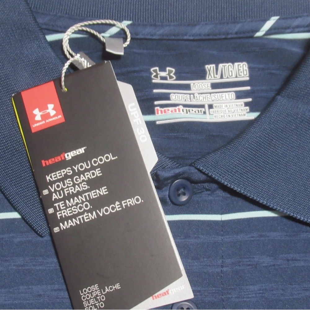 Under Armour NWT Golf Shirt Polo Sleepy Hollow Country Club Logo Fox X-Large - Picture 12 of 12